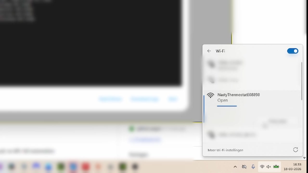 WiFi network appearing